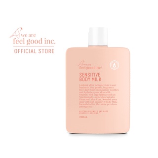 We Are Feel Good Inc. : Sensitive Body Milk เซนซิทีฟ บอดี้ มิลค์ โลชั่นบำรุงผิวสำหรับผิวบอบบาง แพ้ง่าย ขนาด 200ml