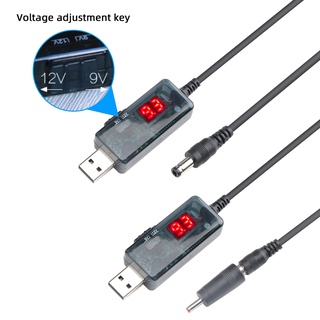 สายเคเบิลแปลงพาวเวอร์ซัพพลาย DC 5V เป็น 9V DC 5V เป็น 12V USB