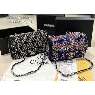 Tas WANITA Chistie BAG CHA NEI MAXI SWAROVSKI RHINESTONE นําเข้าฟรีกล่องแม่เหล็ก