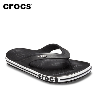 [ใส่ JUNINC30 ลดเพิ่ม 30%] Crocs Mens and Womens Babyband Flip - สินค้าเป็นของแท้ ราคาถูก ที่สุด - RC42