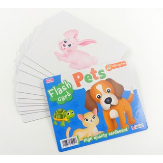 MISBOOK การ์ด Flash Card - Pets