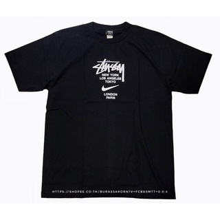 คอตต้อนคอกลม✲❖☾เสื้อยืดStussy stussy x nikeS-5XL