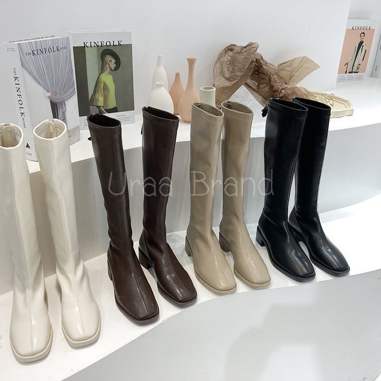 35-40 (พร้อมส่ง) รองเท้าบูท บูทยาว รองเท้ากันน้ำ กันหิมะ รุ่น Mirin Boots
