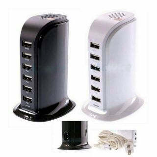 Adapter ชาร์จแท้100% USB 6 Port U508 OKER