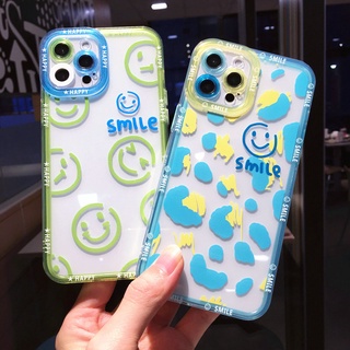 เคสมือถือ แบบนิ่ม ลายหน้ายิ้ม ป้องกันเลนส์ สําหรับ Realme 9i 9 8 7 6 3 Narzo 20 Pro 5G 4G 8i 7i C17 5 5S 5i 6i C35 C31 C21Y C21 C20 C11 2021 2020 C15