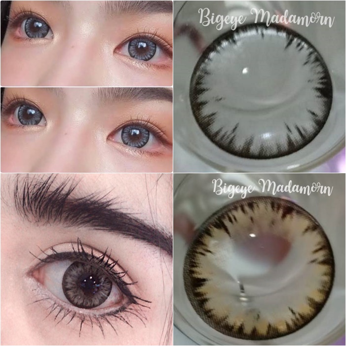 Icy-x Chimmer trap คอนแทคเลนส์ บิ๊กอายตาโต คอนแทคเลนส์สีเทา คอนแทคเลนส์สีน้ำตาล 0.00
