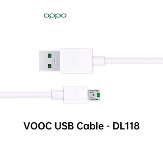 สายชาร์จ OPPO VOOC สายดาต้า micro 1 เมตร 2 เมตร ของแท้ 1:1 (ประกันศูนย์ครึ่งปี)