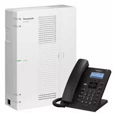 ตู้สาขาโทรศัพท์ Panasonic IP PBX KX-HTS824BX พร้อมโทรศัพท์ SIP Phone Panasonic รุ่น KX-HDV130XB
