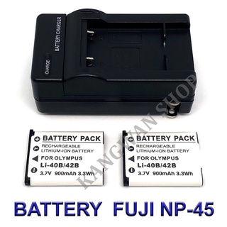 FNP45 / NP45 / NP-45 / NP-45A / NP-45S Battery And Charger For Fujifilm 20,J30,J40,XP10,XP20,XP30,JX680,Instax mini