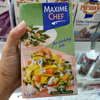 ecook แม็กซิมเชฟ ครีม maxime chef cream for cooking 1ลิตร