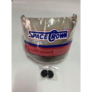 กระจกหมวกกันน็อค Spacecrown สำหรับรุ่น WSI/VISION มีสีใสและสีชา