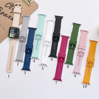 สายนาฬิกาข้อมือซิลิโคน สําหรับ Watch Strap Series 8 7 SE 6 5 4 3 2 1 Watch Ultra 49 มม. ขนาด 41 มม. 45 มม. 38 มม. 40 มม. 42 มม. 44 มม.