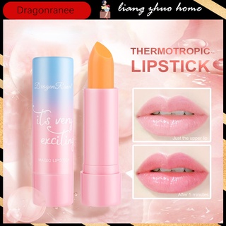 Dragonranee Natural Peach Grape Aloe Vera Matte Lipsticks Magic Color Changing Lipstick Tubes Lip Moisturizer Waterproof Lip Blam