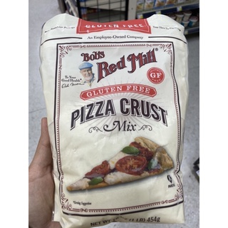 แป้ง สำหรับทำ พิซซ่า 100% กลูเตนฟรี พิซซ่า ครัสท์  ตรา บ๊อบส เรด มิลล์ 453 G. Gluten Free Pizza Crust Mix ( Bob’s Red Mill )