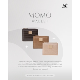 Jims HONEY MOMO MINI WALLET จิมส์ออริจินัล กระเป๋าสตางค์ ใส่บัตรได้ สําหรับผู้หญิง