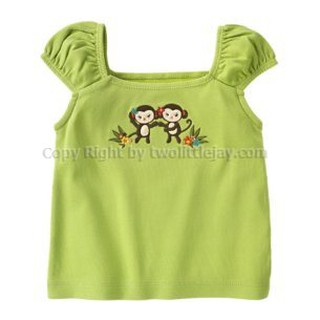 Gymboree Monkey Dance Tee ไซส์ 4 ขวบ (สินค้านำเข้าจาก USA)