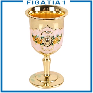 [NANA] Retro Classical Metal Wine Goblet, Carving Pattern Embossed Cup Creative Handmade Cup Glass Household Parties Drinkware Decor Gifts