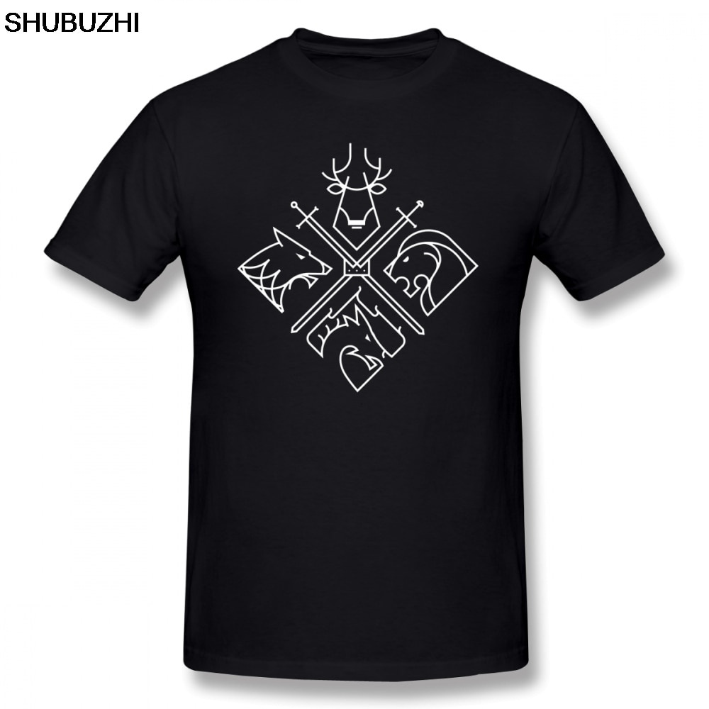 Houses Cute Popular Creative Tee Men Clothes