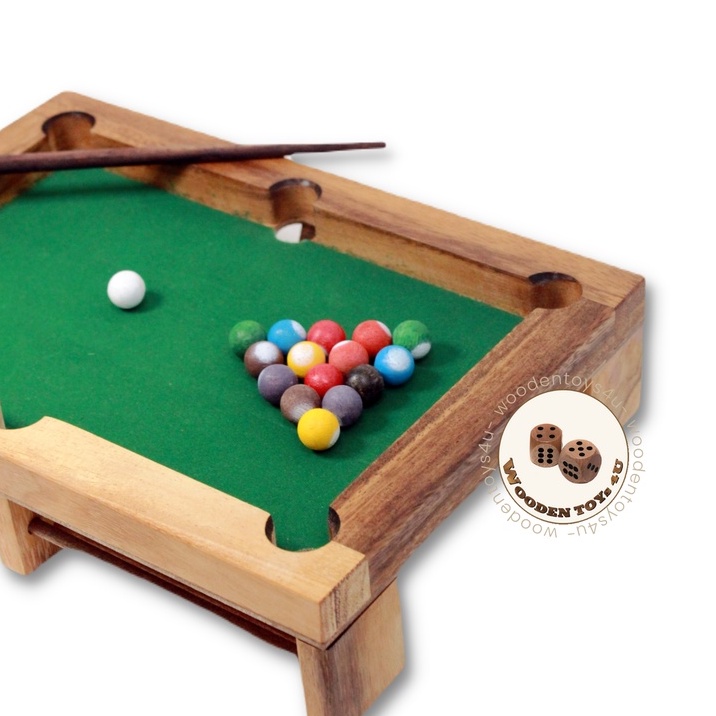 Wooden Pool Game โต๊ะสนุกเกอร์ไม้