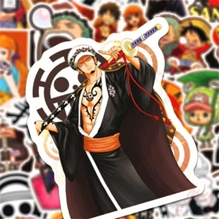 ☠ One Piece . Sailing Adventure Series 03 Stickers ☠ 50Pcs/Set Anime Luffy Chopper Zoro Nami Waterproof DIY Fashion Decals Doodle Stickers