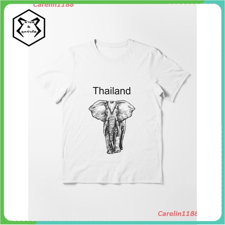 New Welcome To Thailand Essential T-Shirt เสื้อยืด ดพิมพ์ลาย เสื้อยืดผ้าฝ้าย คอกลม cotton แฟชั่น sal