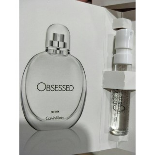 ขายของแท้ น้ำหอม ขนาดทดลอง OBSESSED CK สีขาว ขนาด 1.ml.