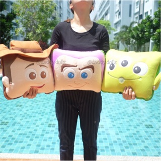 หมอนผ้าห่ม Woody วู้ดดี้ &amp; Buzz Lightyear บัสไลท์เยียร์ &amp; Little Greenman กรีนแมน เอเลี่ยน 3 ตา Kawaii คาวาอิ ผ้าร่ม