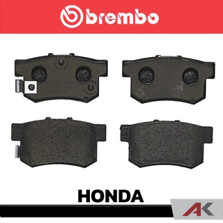 ผ้าเบรกหลัง Brembo โลว์-เมทัลลิก สำหรับ HONDA Civic dim 2000 FD 2006 Accord CRV รหัสสินค้า P28 022B ผ้าเบรคเบรมโบ้