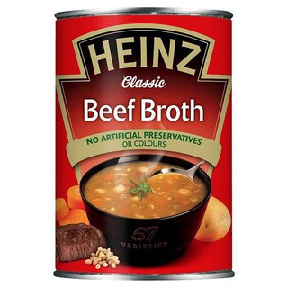 Heinz  Beef Broth Soup 400g  ไฮนซ์ซุปเนื้อวัว 400 กรัม