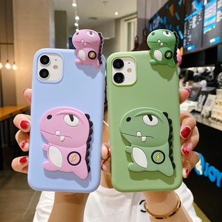 Vivo Y50 Y30 Y70S S1 Y19 Y3 Y17 Y12 Y15 S6 S5 V17 Pro V15 Pro V15 Z6 Cute Dinosaur Doll Couple Soft Silicone Case