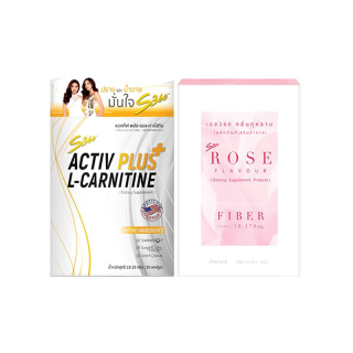 Active plus + Rose Fiber คู่หูดูแลรูปร่าง ลดแคล เพิ่มไฟเบอร์