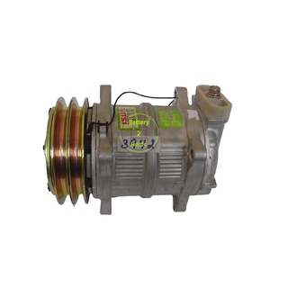 คอมแอร์ กีกิ8หู อีซูซุ-แปะบน-134A(ใหม่12V) Gigi Compressor ISUZU