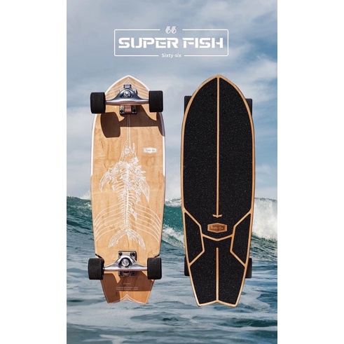 พร้อมส่ง เซิร์ฟสเก็ต Sixty - Six Super fish std / s pro