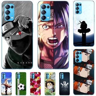 NARUTO เคสโทรศัพท์มือถือลายการ์ตูนนารูโตะสําหรับ Oppo Reno5 4 G Reno5 5 G