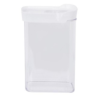 กล่องอาหารเหลี่ยมฝาสไลด์ LOC-TITE 2.2 ลิตร สีขาว  FOOD CONTAINER SLIDE LOC-TITE 2.2L WHITE