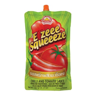 พร้อมส่ง! อีซี่สควิช ซอสพริก+มะเขือเทศ 900 กรัม E Zee Squeze Tomato+Chilli 900 g