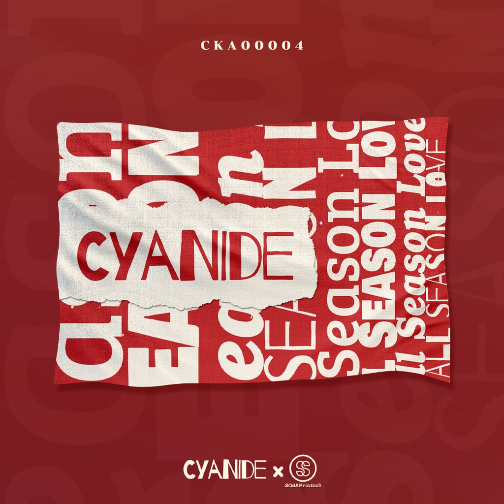 CYANIDE ผ้าห่มอเนกประสงค์ CKA00004 #CYANIDE #AllSeasonLove #SOdAcreator #SOdAPrintinG