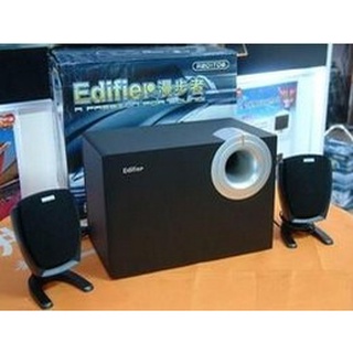 ลำโพง Edifier R201T06 saunterer multimedia desktop speaker 2.1 wooden subwoofer sound genuine