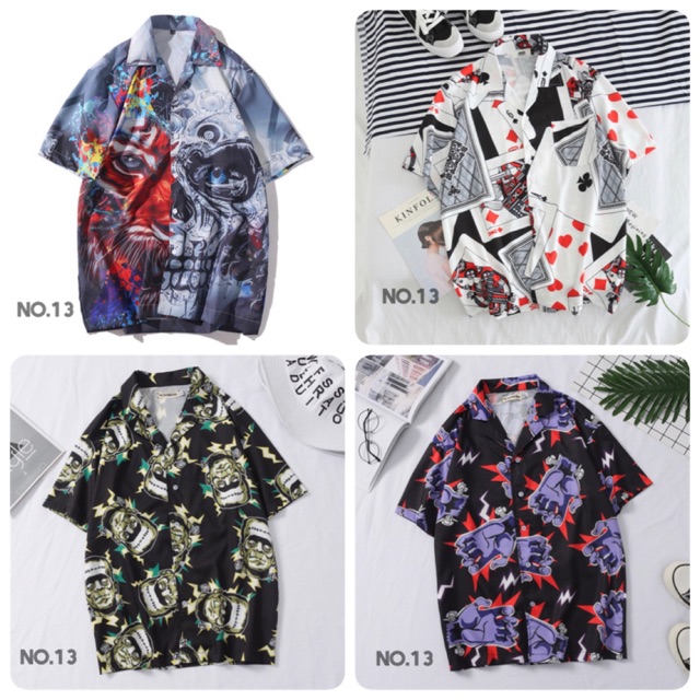 เสื้อเชิ้ตฮาวาย เสื้อคอปก