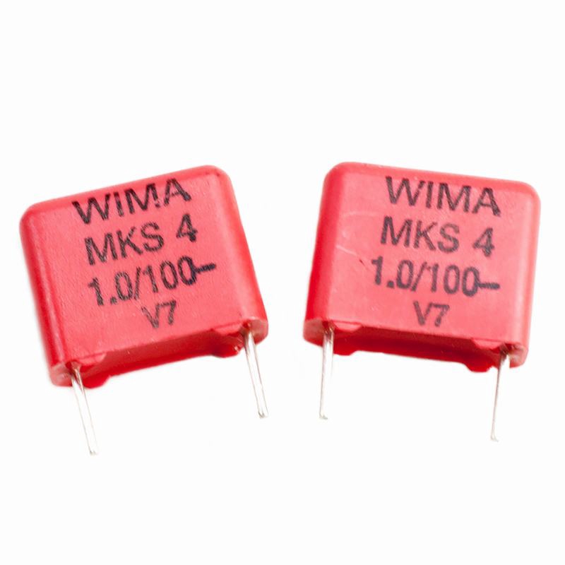 พร้อมส่ง ตัวเก็บประจุเสียง WIMA MKS4 1uF 105 100V 2 ชิ้น