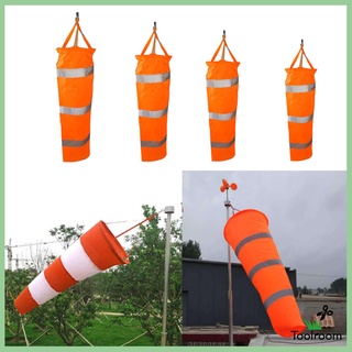 Airport Windsock Outdoor Wind Sock Bag Reflective Belt Grommet 60cm 80cm 100cm 150cm