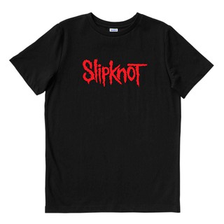 Slipknot - โลโก้สีแดง | เสื้อยืด พิมพ์ลายวงดนตรี | เพลงเมอร์ช | Unisex | วงดนตรี MERCH | เสื้อยืด พิมพ์ลายดนตรี | โลหะ