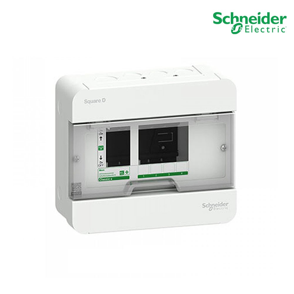 Schneider Electric - ตู้คอนซูเมอร์ยูนิตบัสบาร์เดี่ยว จำนวน 4 ช่อง  ทนกระแสลัดวงจร 10kA_S9HCL14 ที่ร้าน PlugOn