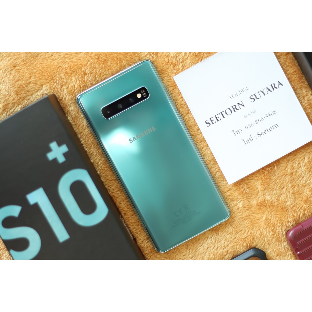 Samsung S10 plus เครื่องศูนย์ไทย มือสองสภาพนางฟ้า