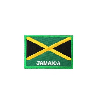 สินค้าราสต้า Patch Jamaica Flag อาร์มติดเสื้อรูปธงจาไมก้า สีเขียวบอกความเป็นราสต้าในตัวคุณ
