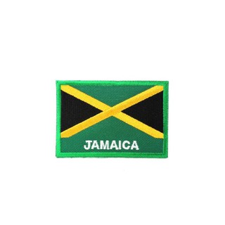 สินค้าราสต้า Patch Jamaica Flag อาร์มติดเสื้อรูปธงจาไมก้า สีเขียวบอกความเป็นราสต้าในตัวคุณ