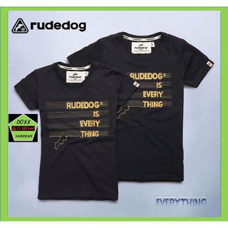 Rudedog เสื้อคอกลม ชาย หญิง  รุ่น Everything สีทอปดำ