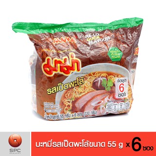 มาม่าบะหมี่รสเป็ดพะโล้ แพ็ค 6 ซอง