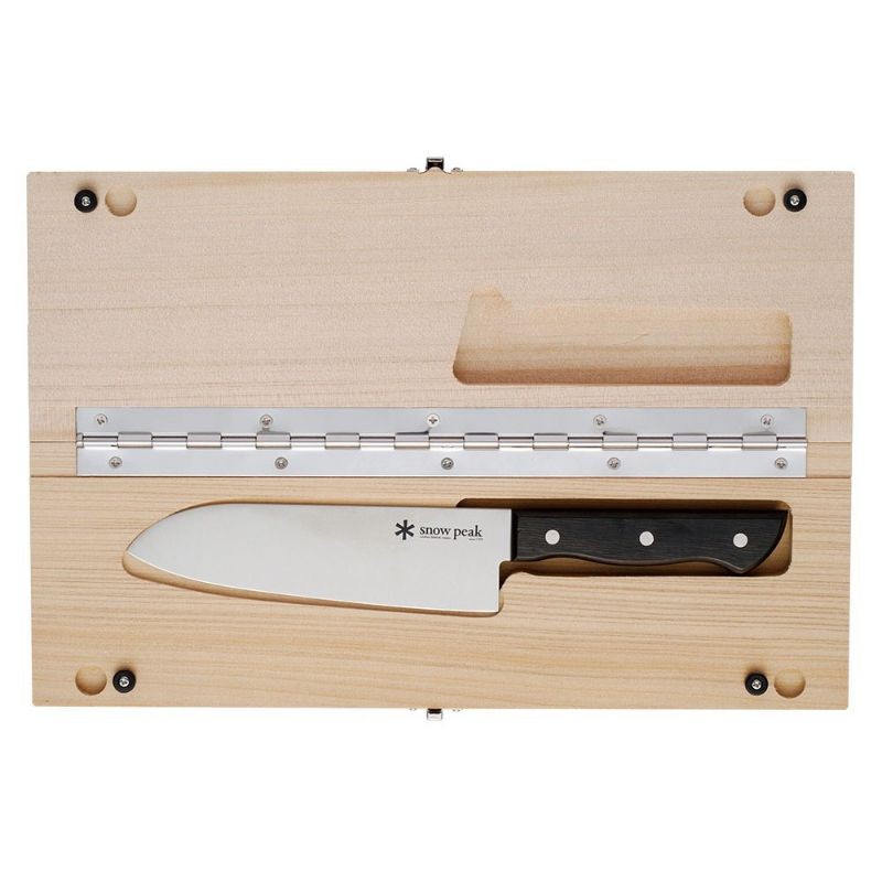 🔪พร้อมส่ง! Snowpeak Chopping Board Set L ชุดมีดพร้อมเขียง Snowpeak ขนาดใหญ่ L