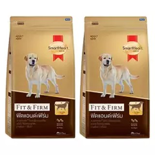 Smartheart Gold Fit &amp; Firm Adult [3kg x2] สมาร์ทฮาร์ท โกลด์ ฟิตแอนด์เฟิร์ม สุนัขโตพันธุ์กลาง-ใหญ่